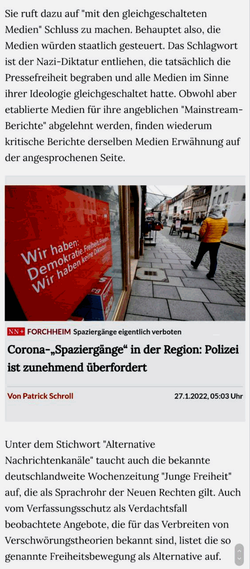 Was die Bürger zum Spazieren bei den Coronagängen in Forchheim bewegt